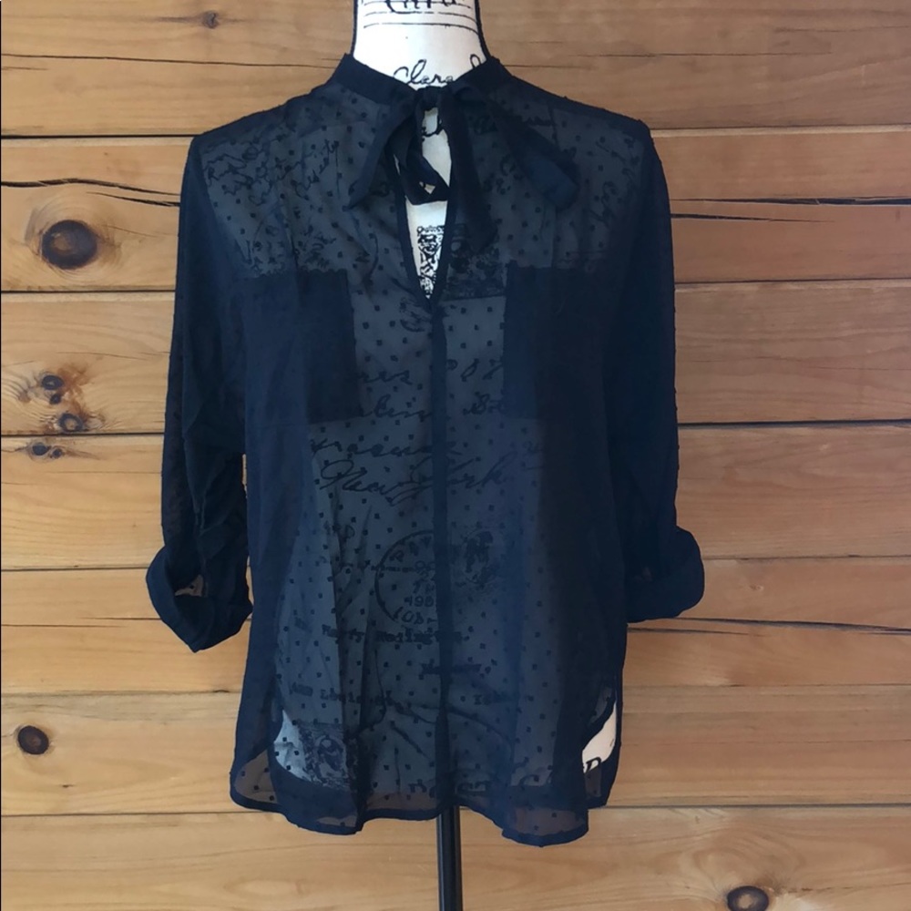 navy blue blouse